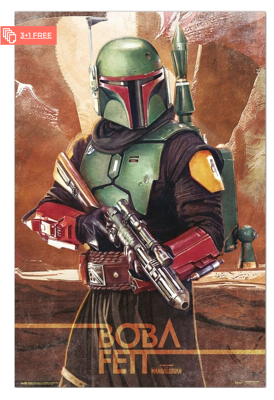 Poster Star Wars: The Mandalorian - Boba Fett