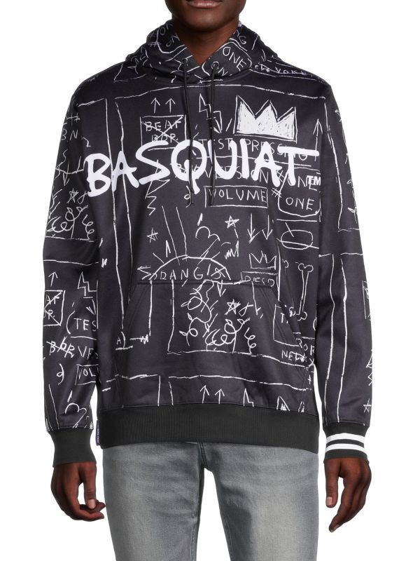 Members Only x Basquiat Print Hoodie