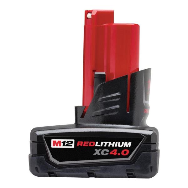 M12 12-Volt Lithium-Ion XC Extended Capacity Battery Pack 4.0Ah