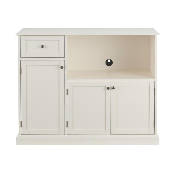 StyleWell Ivory Wood Transitional Kitchen Pantry (46 in. W x 36 in. H)