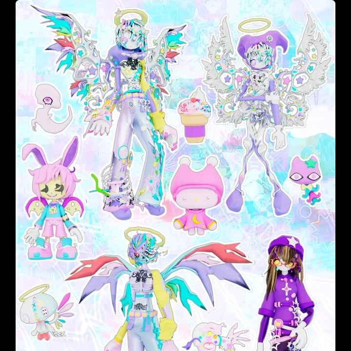 Angel Sticker Sheet