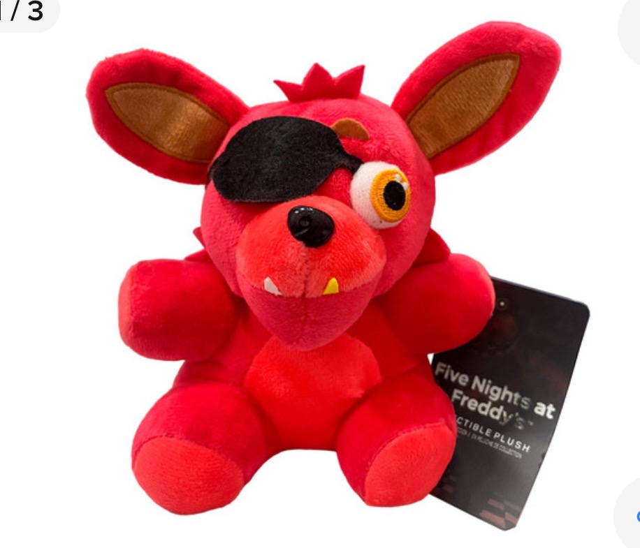 Pelucia Boneco Five Nights At Freddy Fnaf Jogo Original Foxy