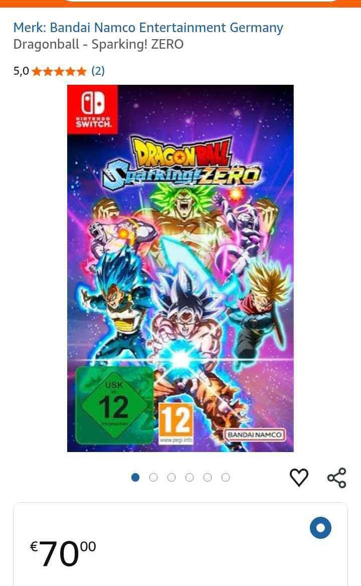 Merk: Bandai Namco Entertainment Germany Dragonball - Sparking! ZERO