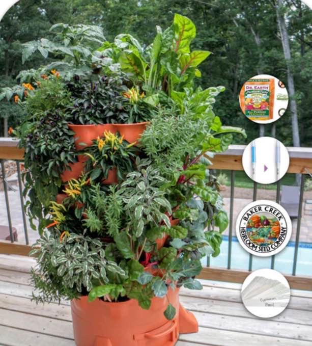 GARDEN TOWER 2 Vertical Garden Planter, Award Winning, System
