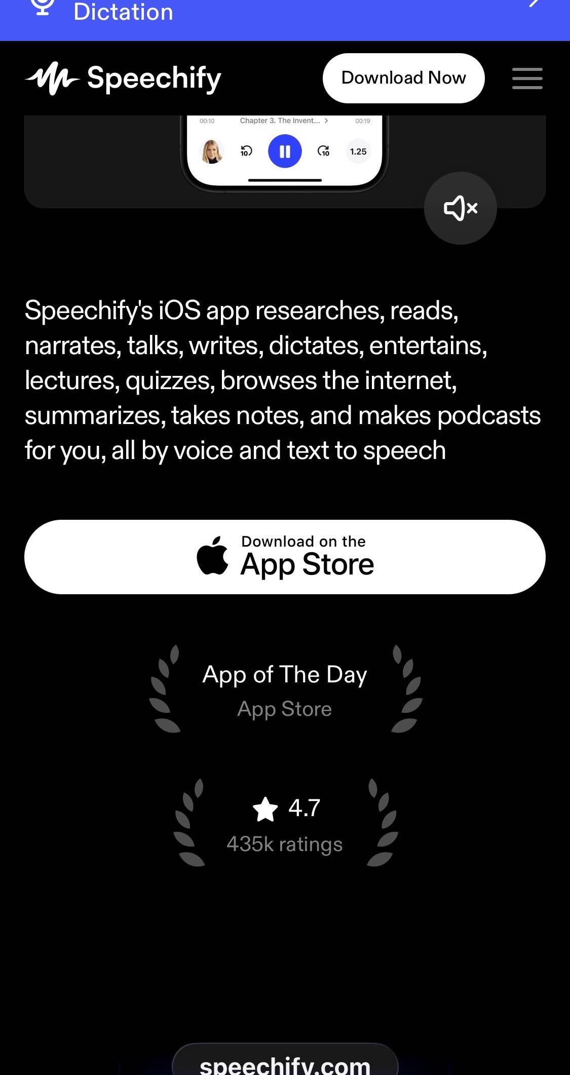 Speechify: Free Text to Speech & Voice Typing AI Assistant | 50M+ Users