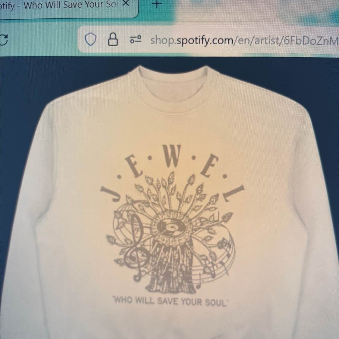 Who Will Save Your Soul Notes Crewneck