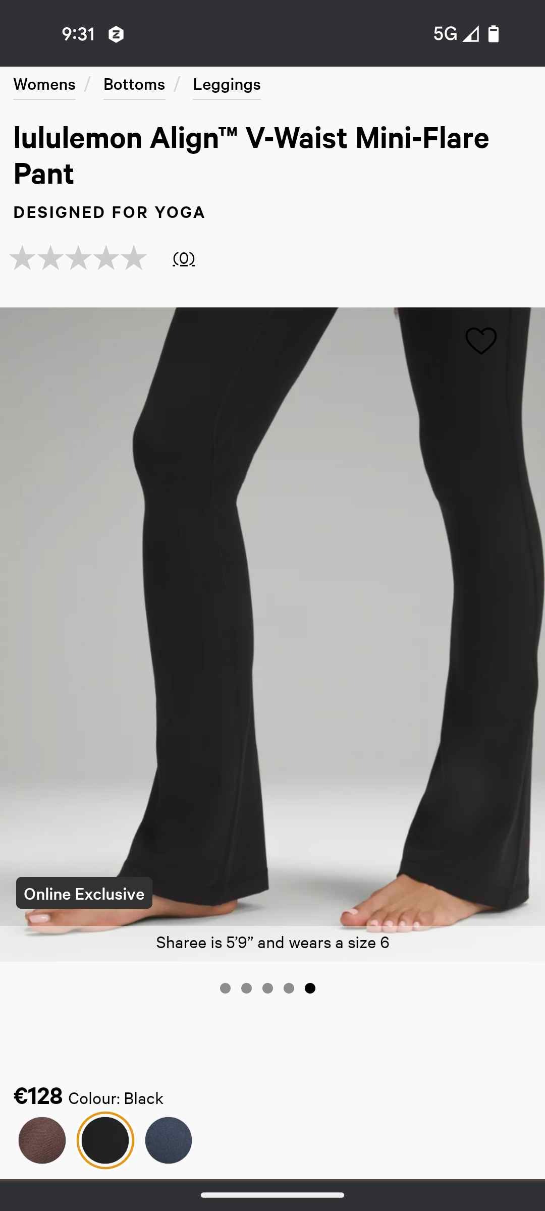 lululemon Align V-Waist Mini-Flare Pant