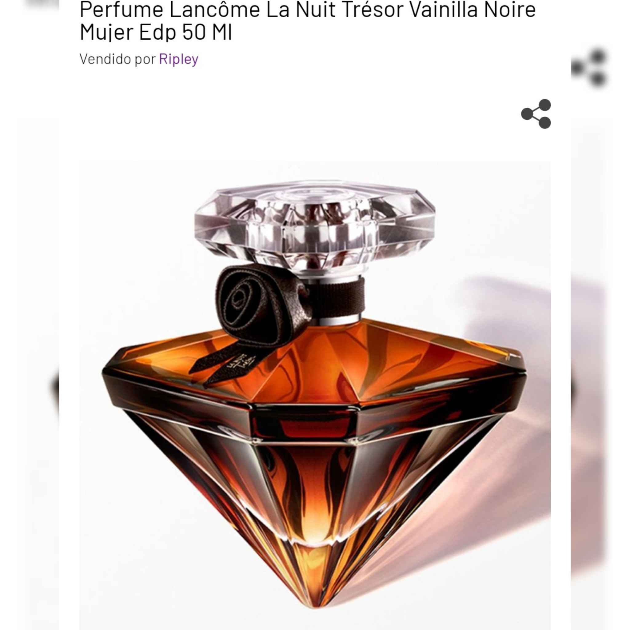 lancome la nuit tresor vainilla noire perfume