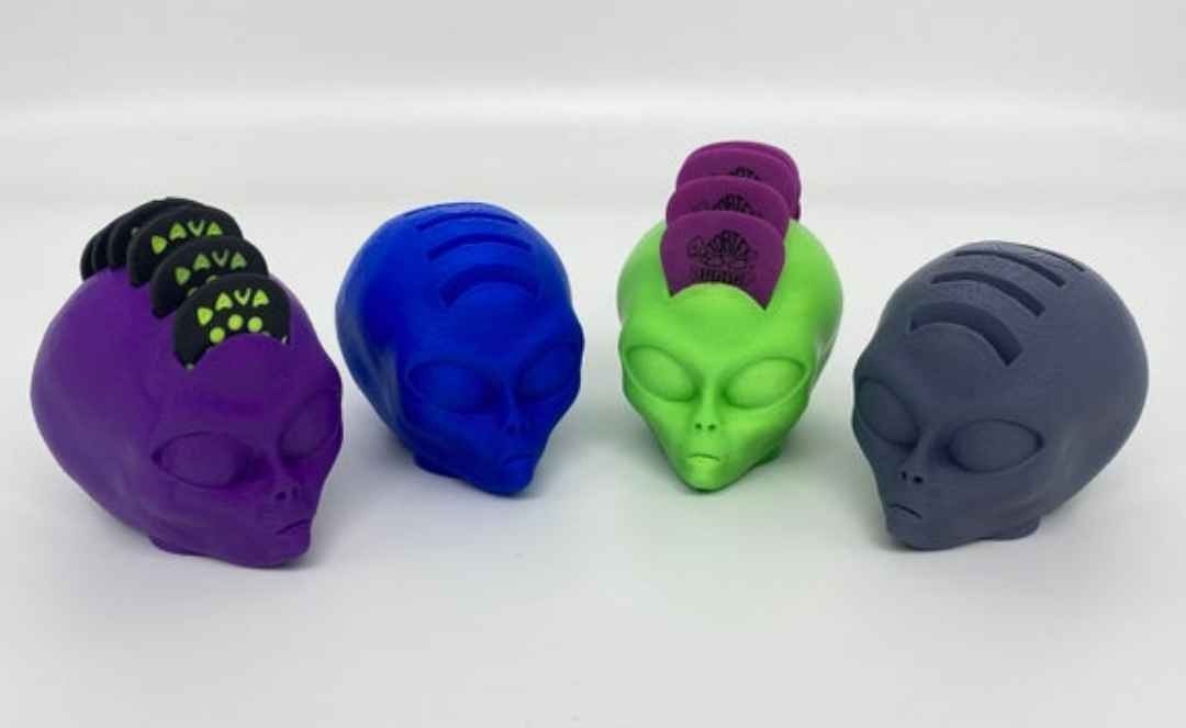 Alien Guitar Pick Holder