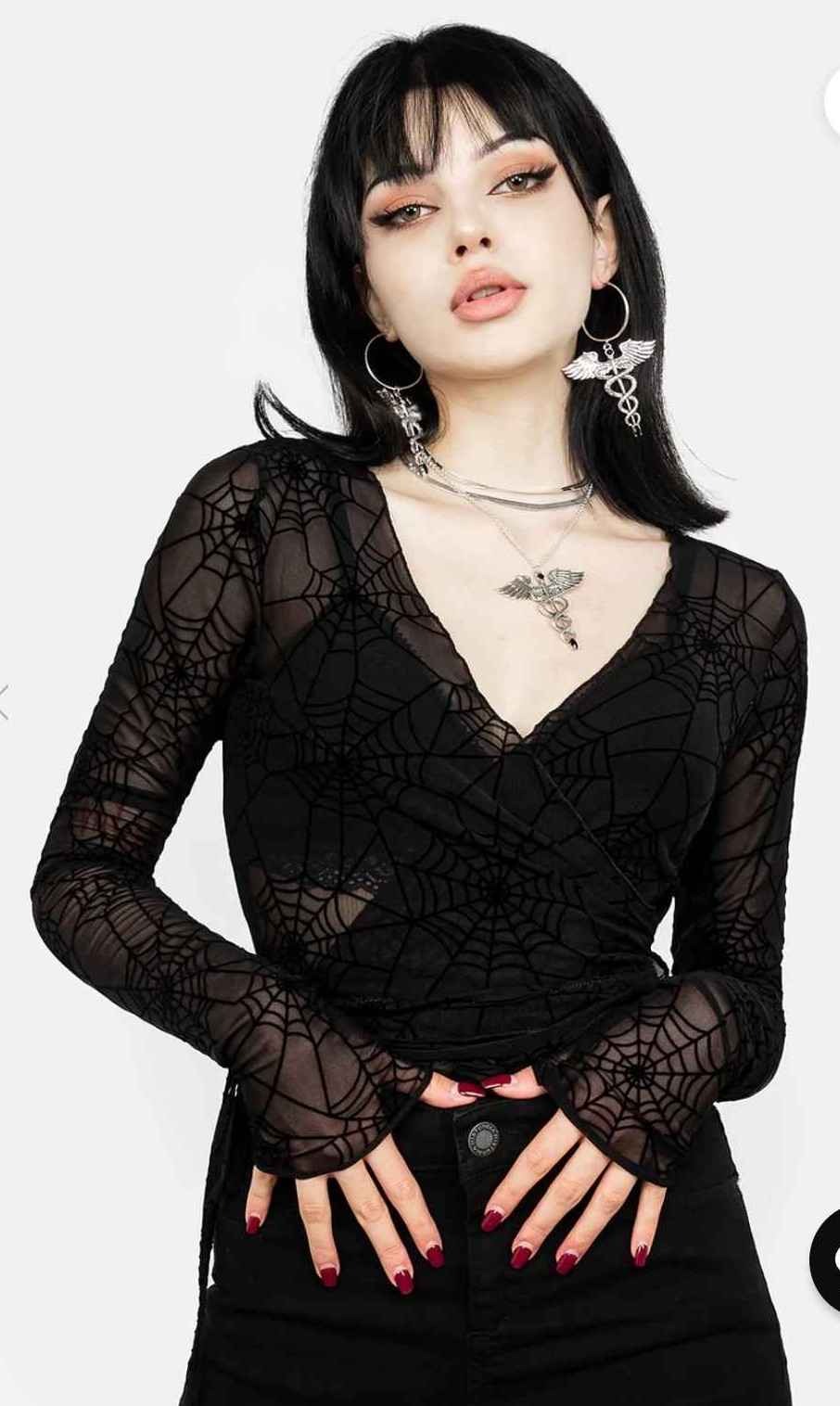 Disturbia Venom Mesh Top
