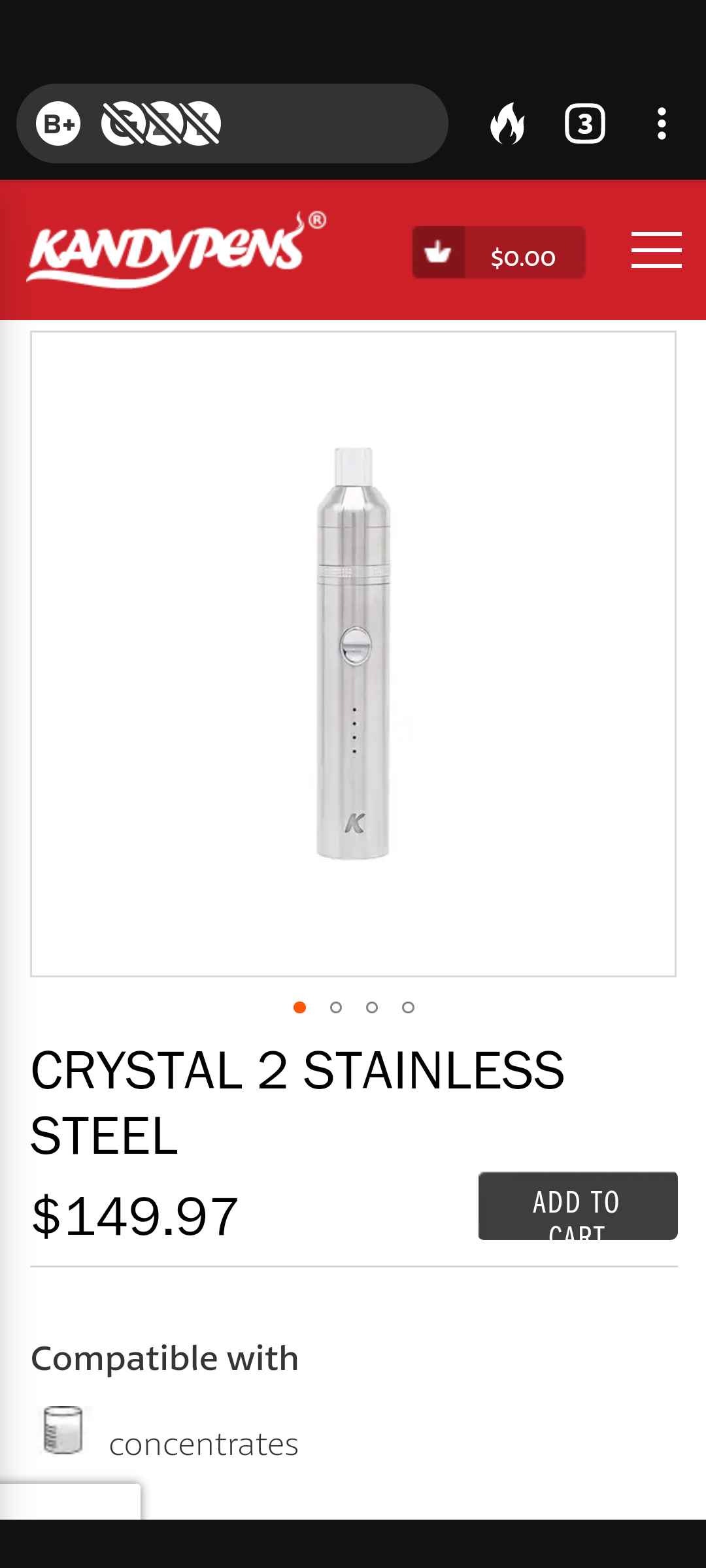 CRYSTAL 2 STAINLESS STEEL