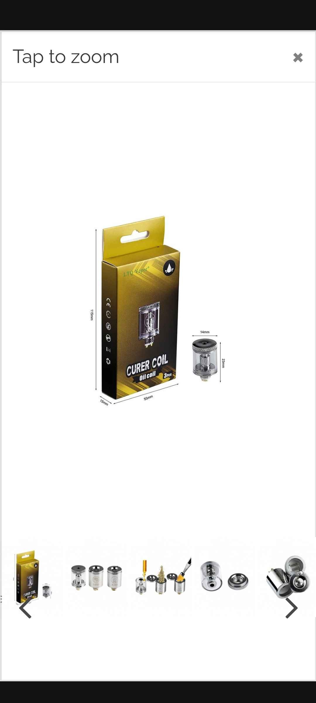 LTQ Vapor Curer Replacement Coils