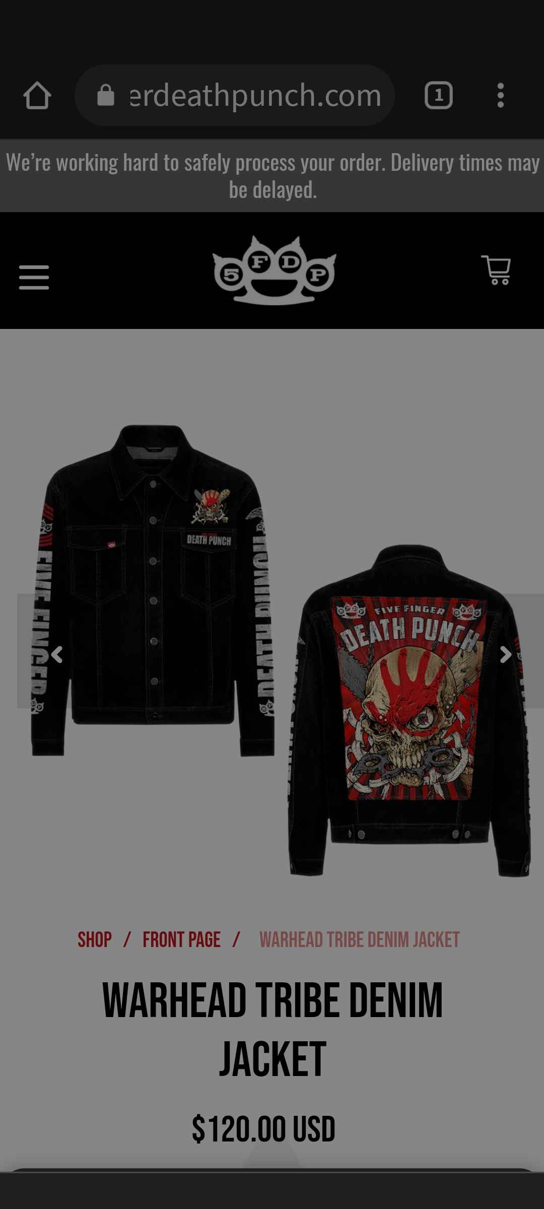 Warhead Tribe Denim Jacket