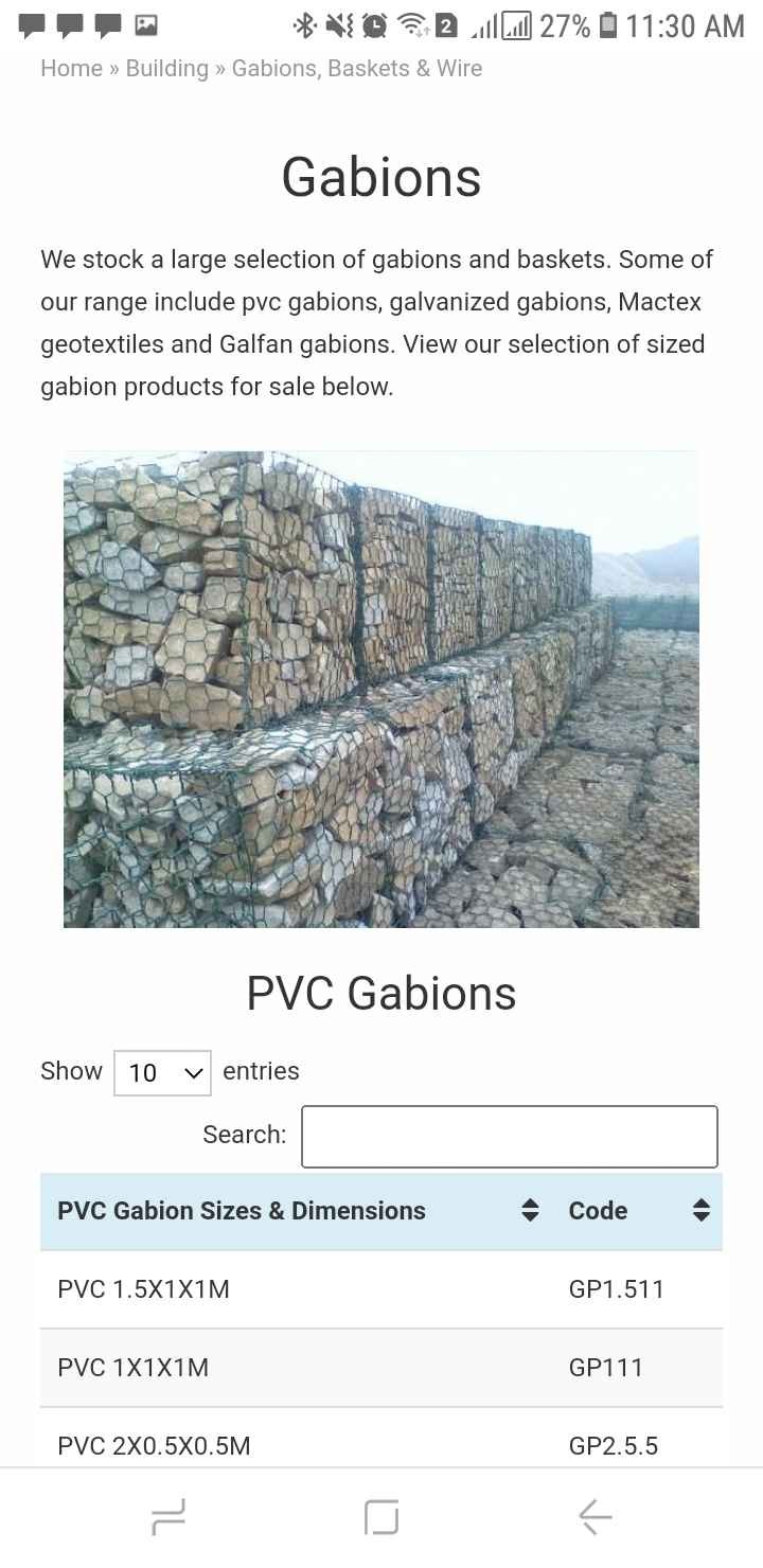 PVC Gabions