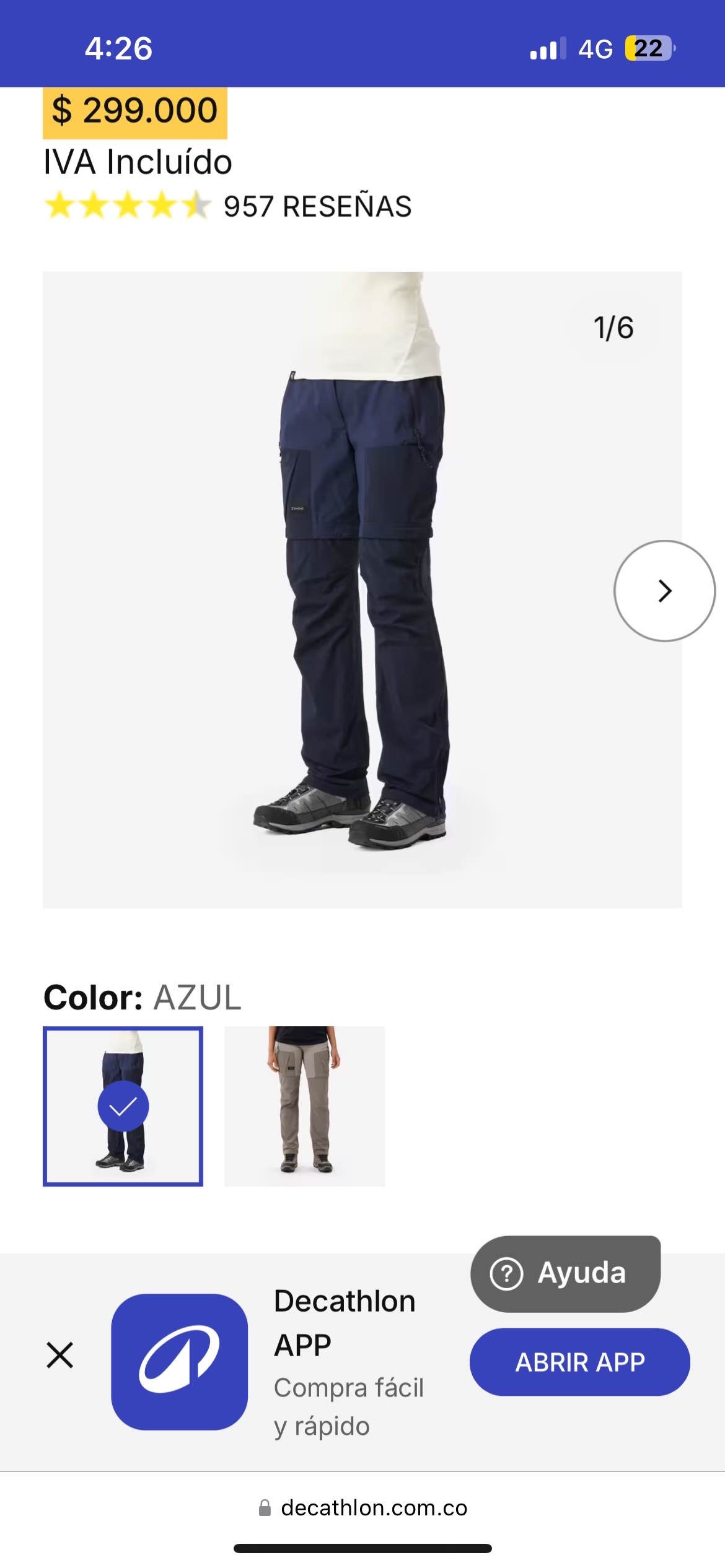 Pantalones convertibles swndwrismo