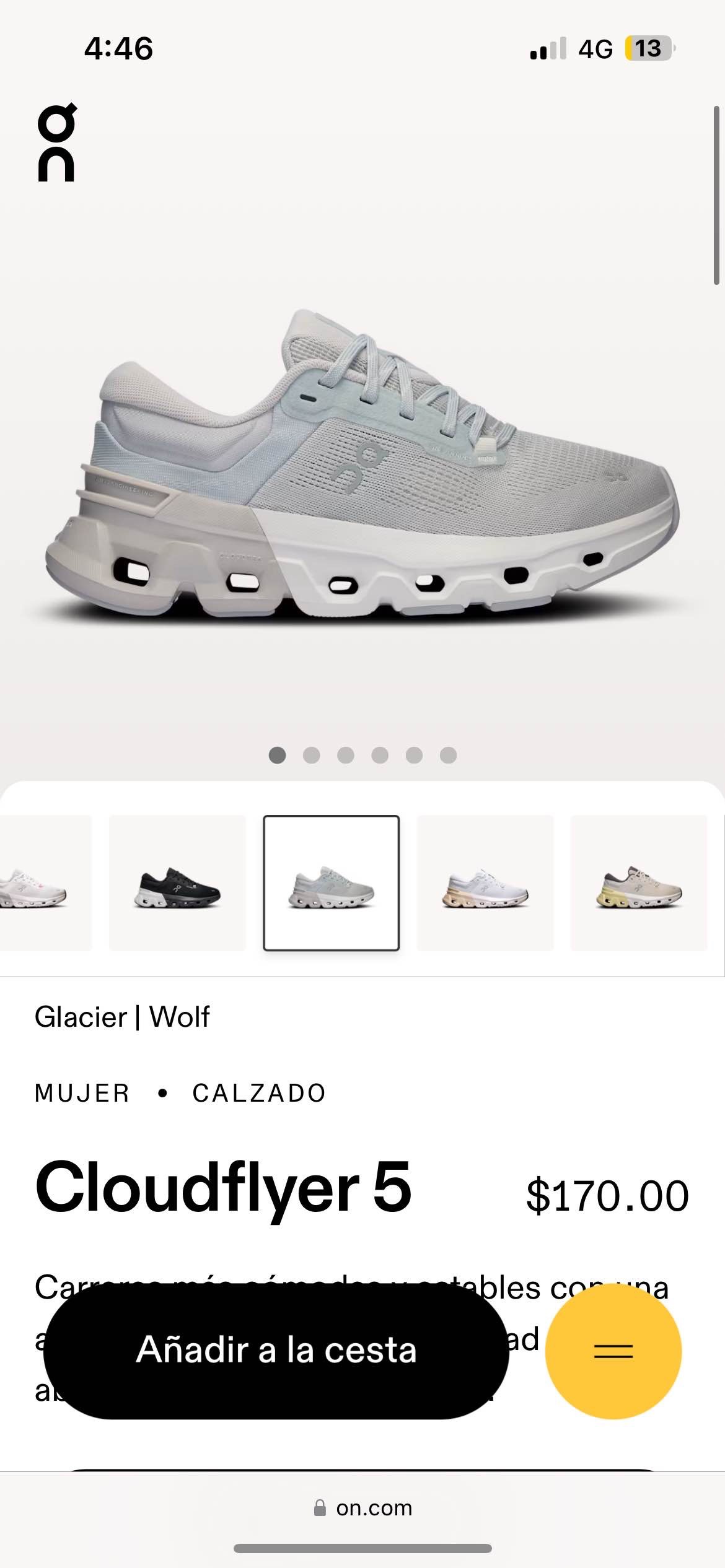 Cloudflyer 5 para mujer Glacier/Wolf
