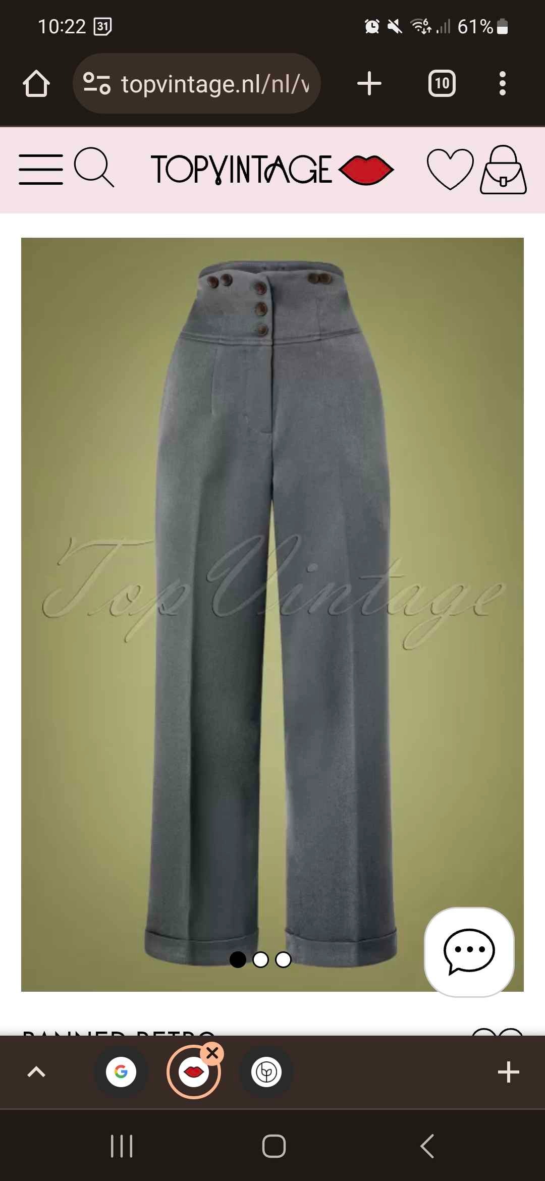 Girl Boss broek in grijs