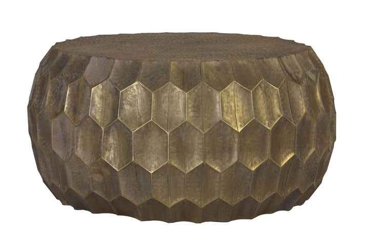 Light & Living  Salontafel Ø85x42 cm KALAN antiek goud