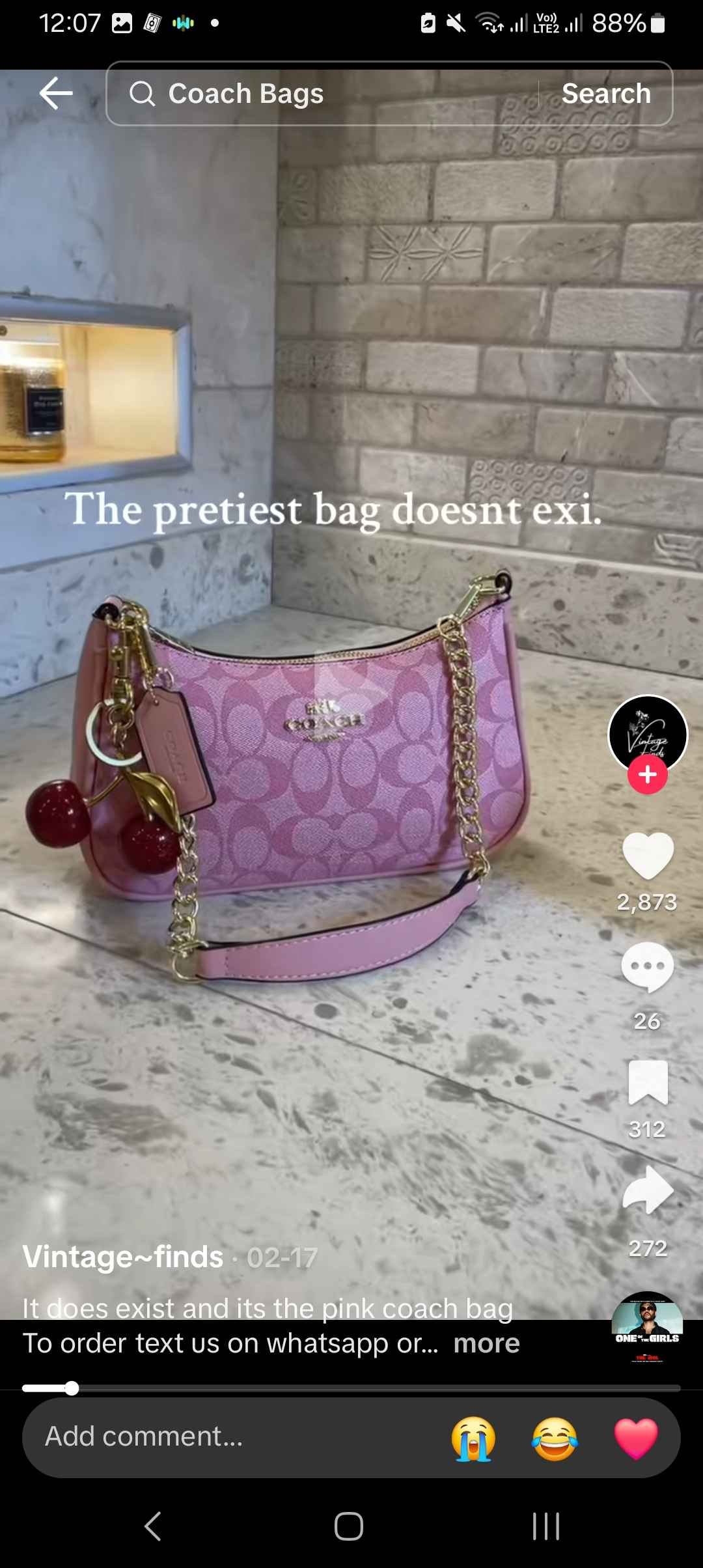 cherry bag
