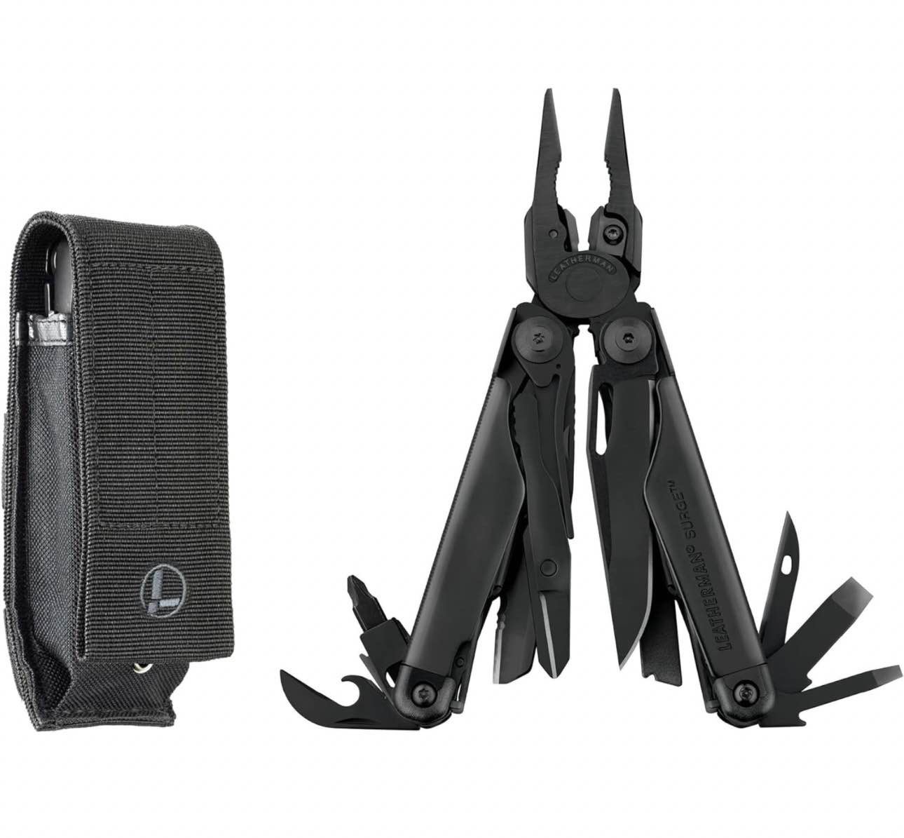 LEATHERMAN Surge Multi-Tool with 21 Versatile and Strong Tools, black, LTG831333