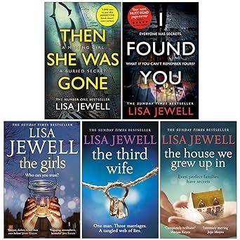 Lisa Jewell 5 Books Collection Set (Then She Was Gone, I Found You, The Girls, The Third Wife, The House We Grew Up In)