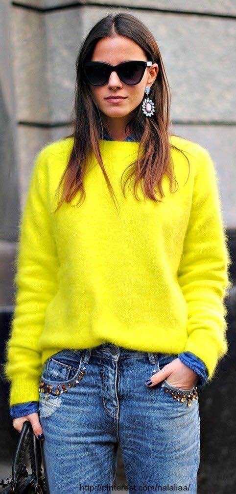 Yellow Sweater