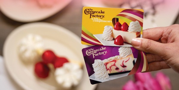 The Cheesecake Factory Gift Card