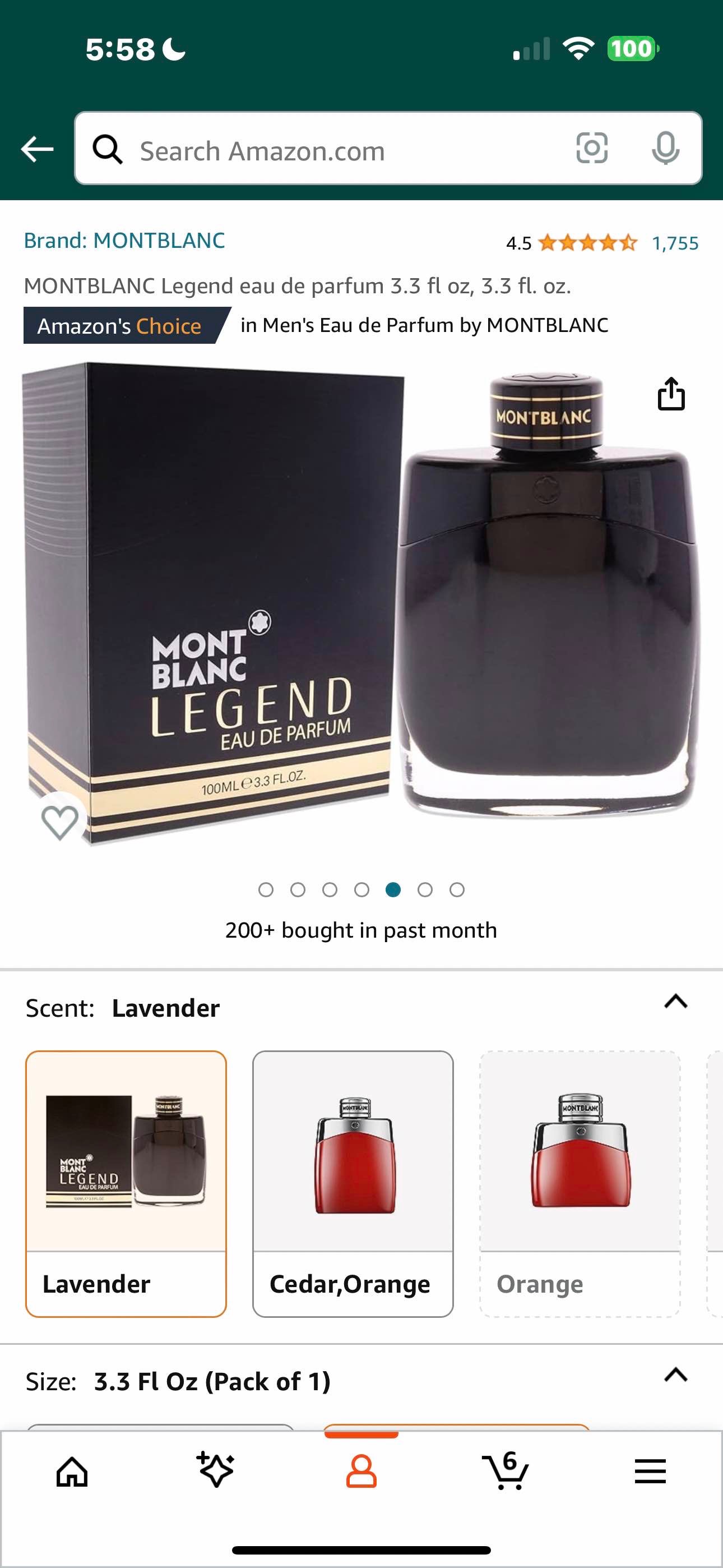 Montblanc Legend Men/Mont Blanc Edp Spray 3.3 Oz (100 Ml) (M)