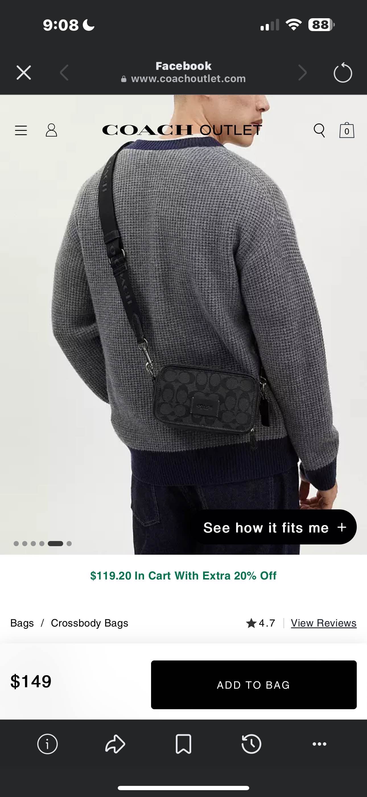 Wyatt Crossbody In Signature Canvas