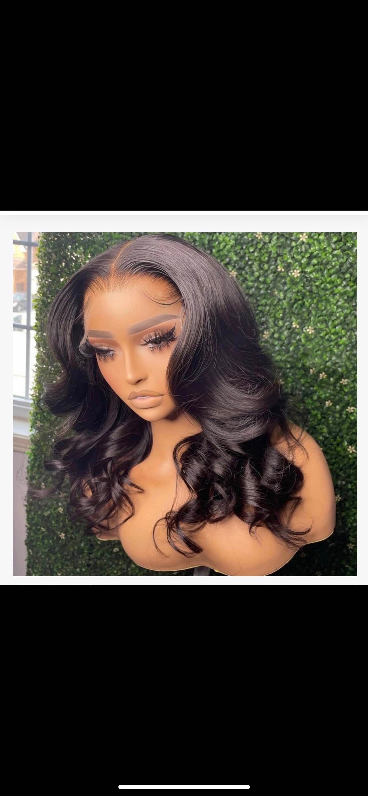 New Body Wave Shoulder Length Wig Glueless HD Lace Front Wig