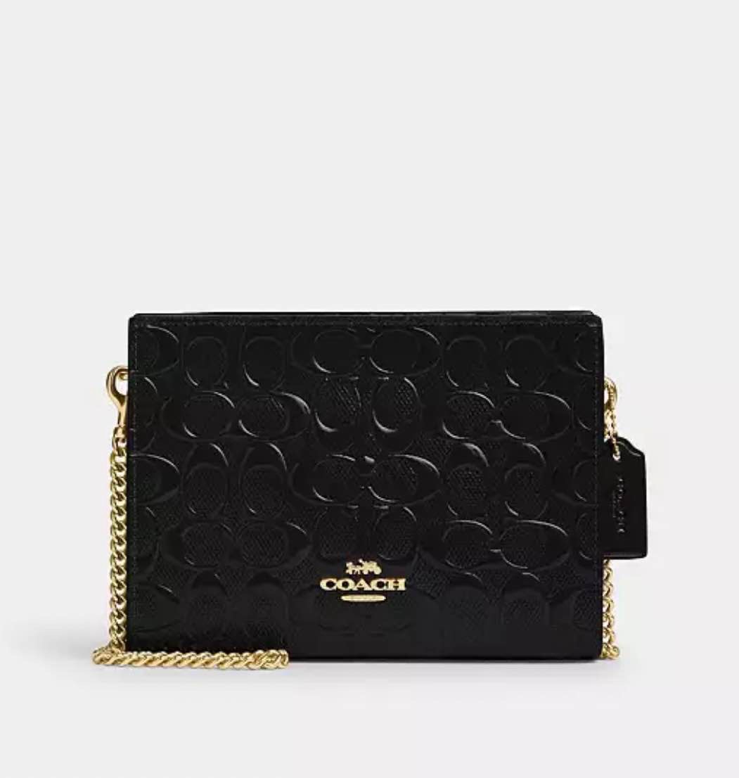 Slim Crossbody In Signature Leather