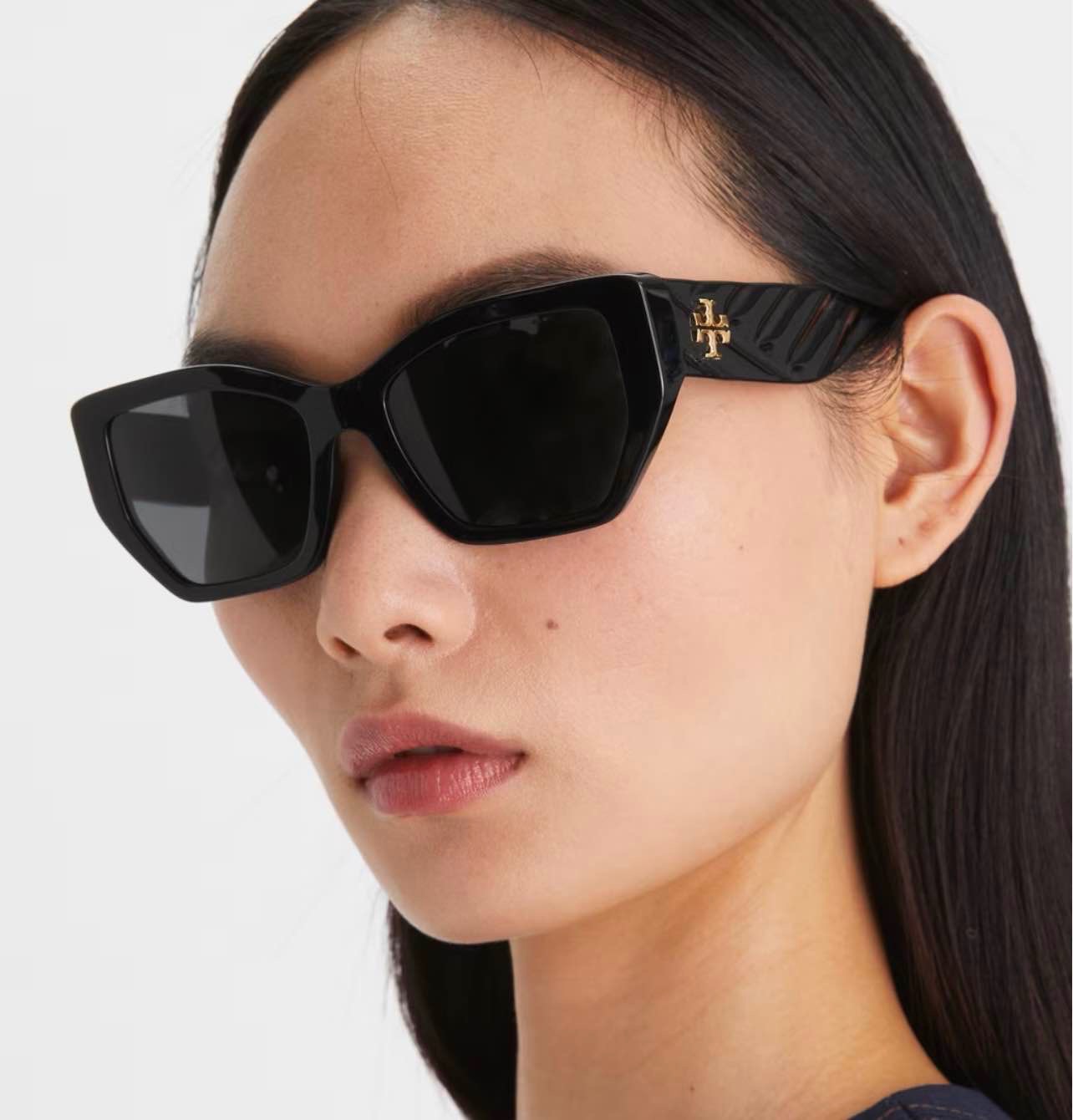 Tory Burch Kira Oversized Geometric Sunglasses