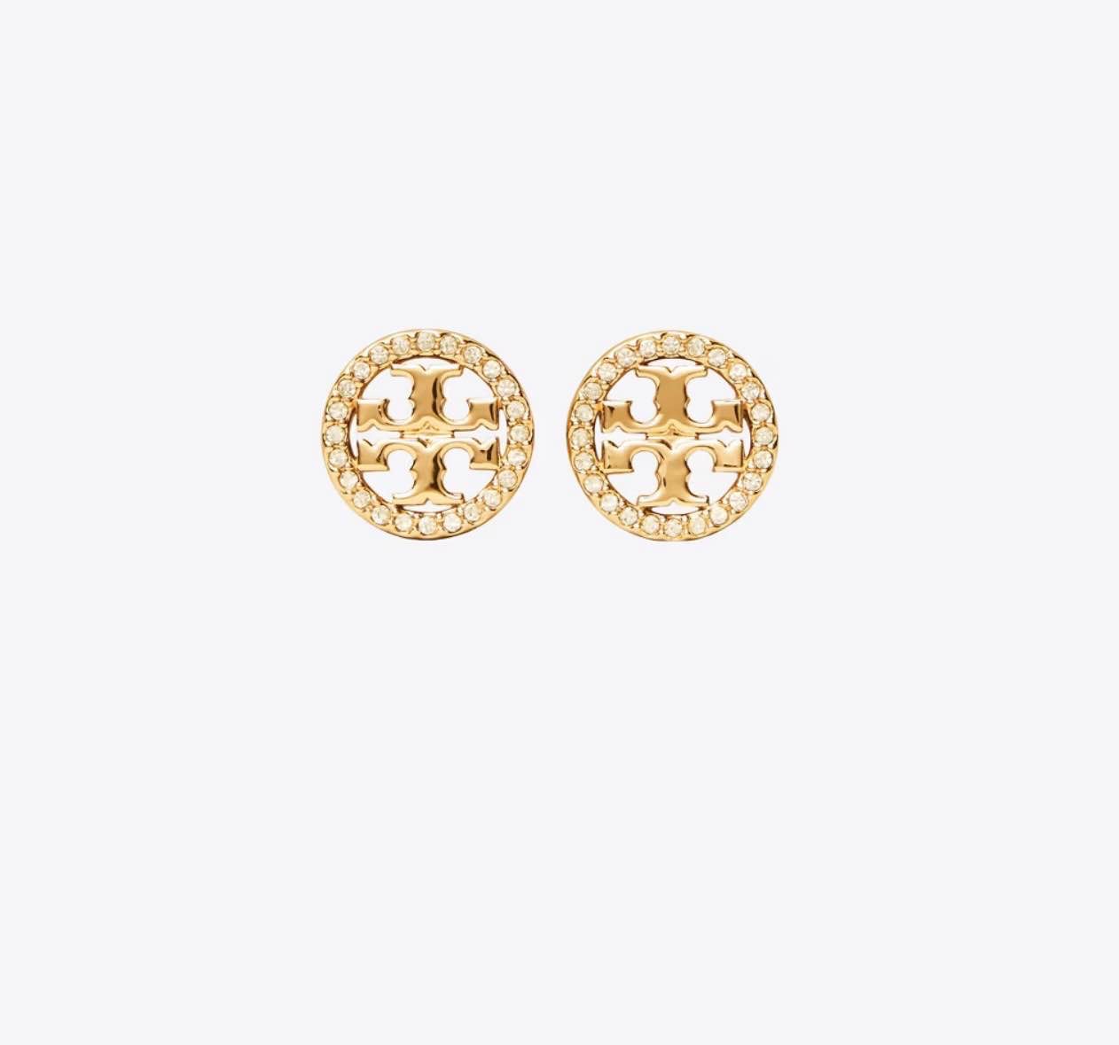 Miller Pavé Stud Earring in Gold
