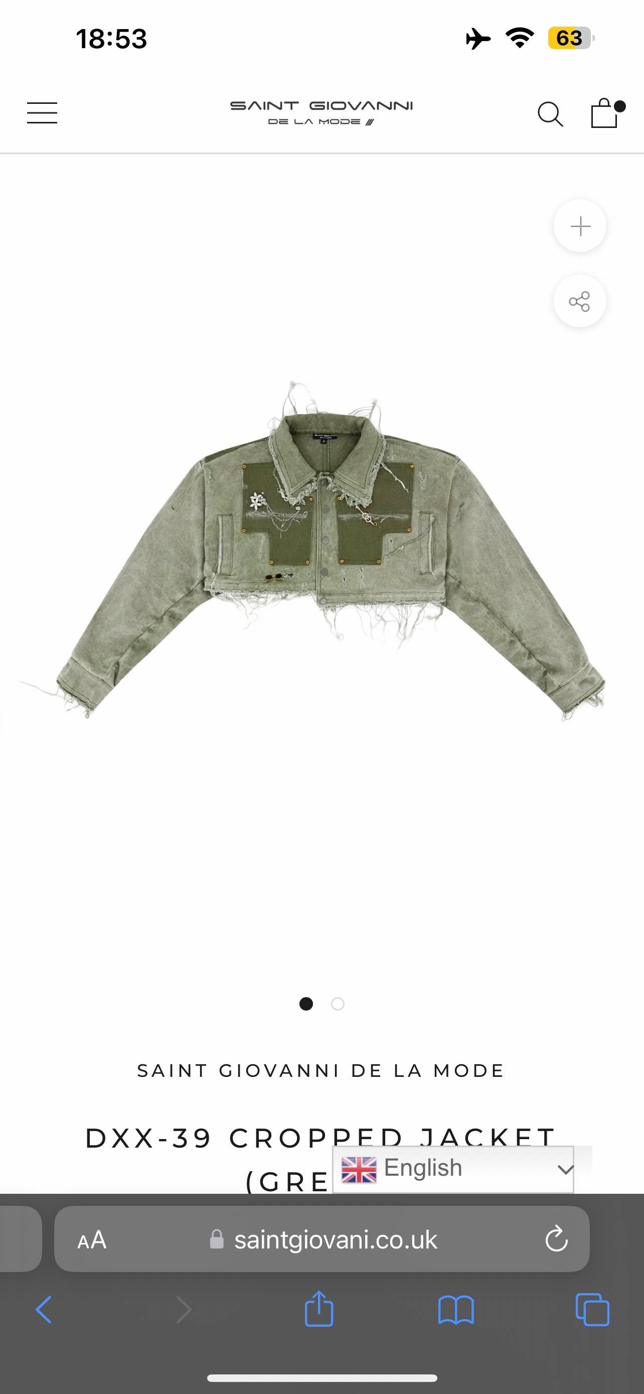DXX-39 CROPPED JACKET (GREEN)
