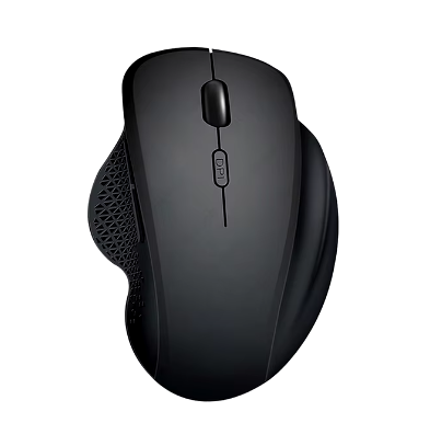 Mouse ergonômico recarregável sem fio Bluetooth Mouse 2 conexão de dispositivo (Bluetooth ou USB) para PC, laptop, iPad, Mac Mouse