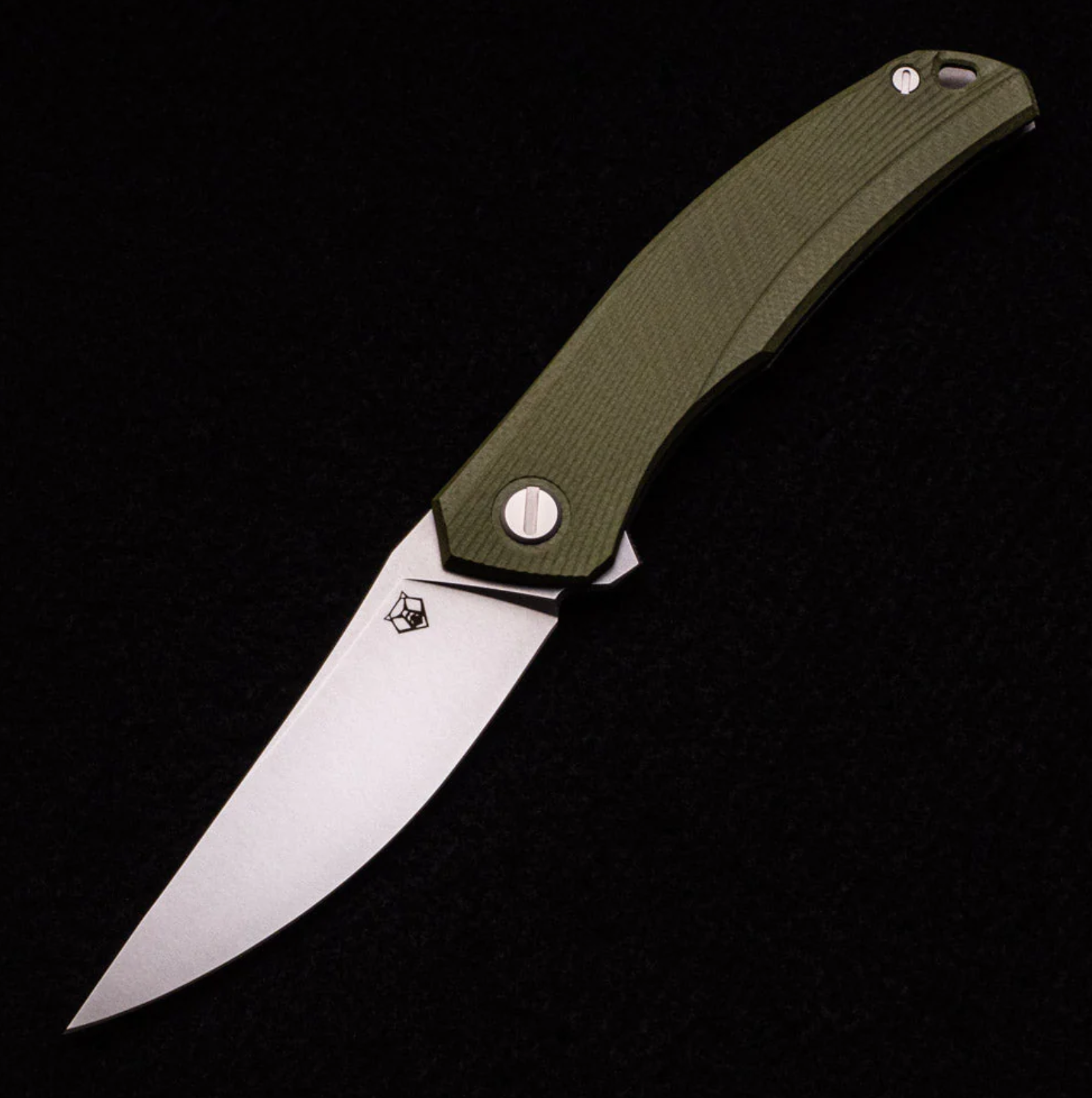 SHIROGOROV URSUS QUANTIUM – CROMAX PM BLADE – OLIVE GREEN G10 HANDLE – MRBS
