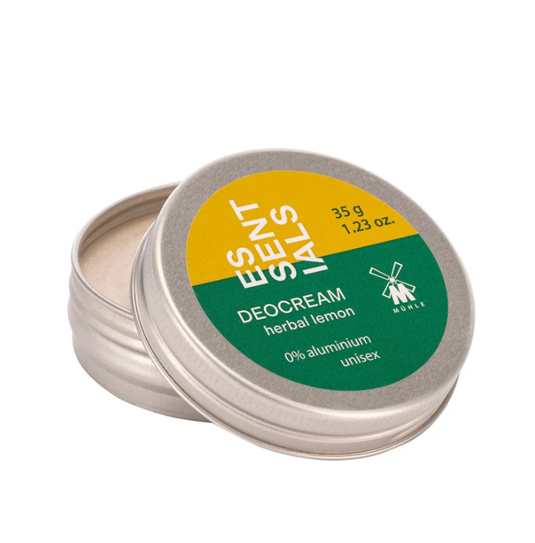 MÜHLE ESSENTIALS Herbal Lemon Deo Cream, 35 g