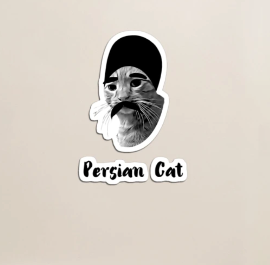 Persian Cat - Persian art Magnet