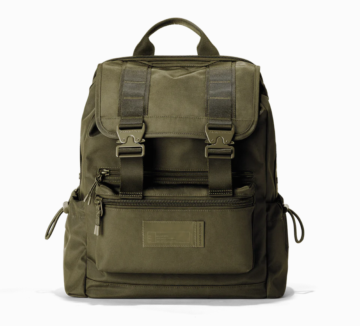 Brooklyn Flap Top Backpack in Onyx