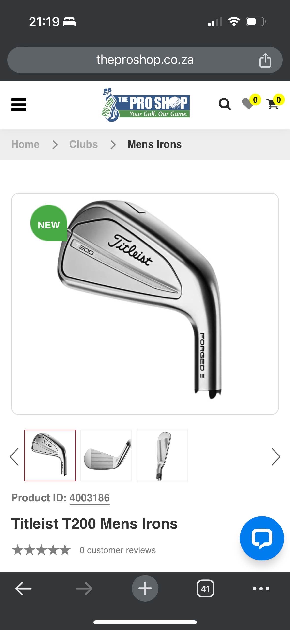 Titleist T200 Mens Irons