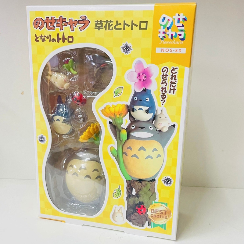 Anime Miyazaki Hayao Ghibli Totoro Jenga Fairydust Kiki's Delivery Service Black Cat Q Version PVC Action Figure Model Doll Toys