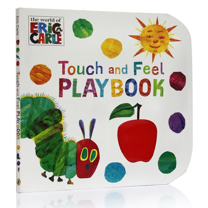 Greyzen: Milu Picture Book World Of Eric Carle The Very Hungry Caterpillar Touch And Feel Playbook