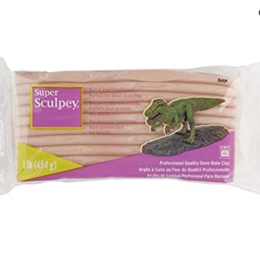 Sculpey Super Sculpturing Compound 1 lb. box, Beige