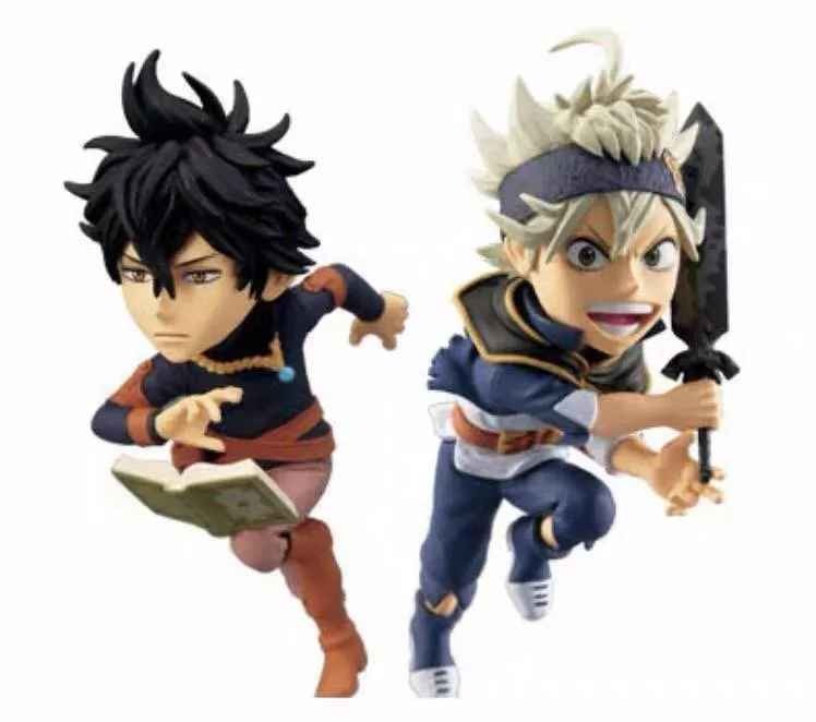 Asta and Yuno figures