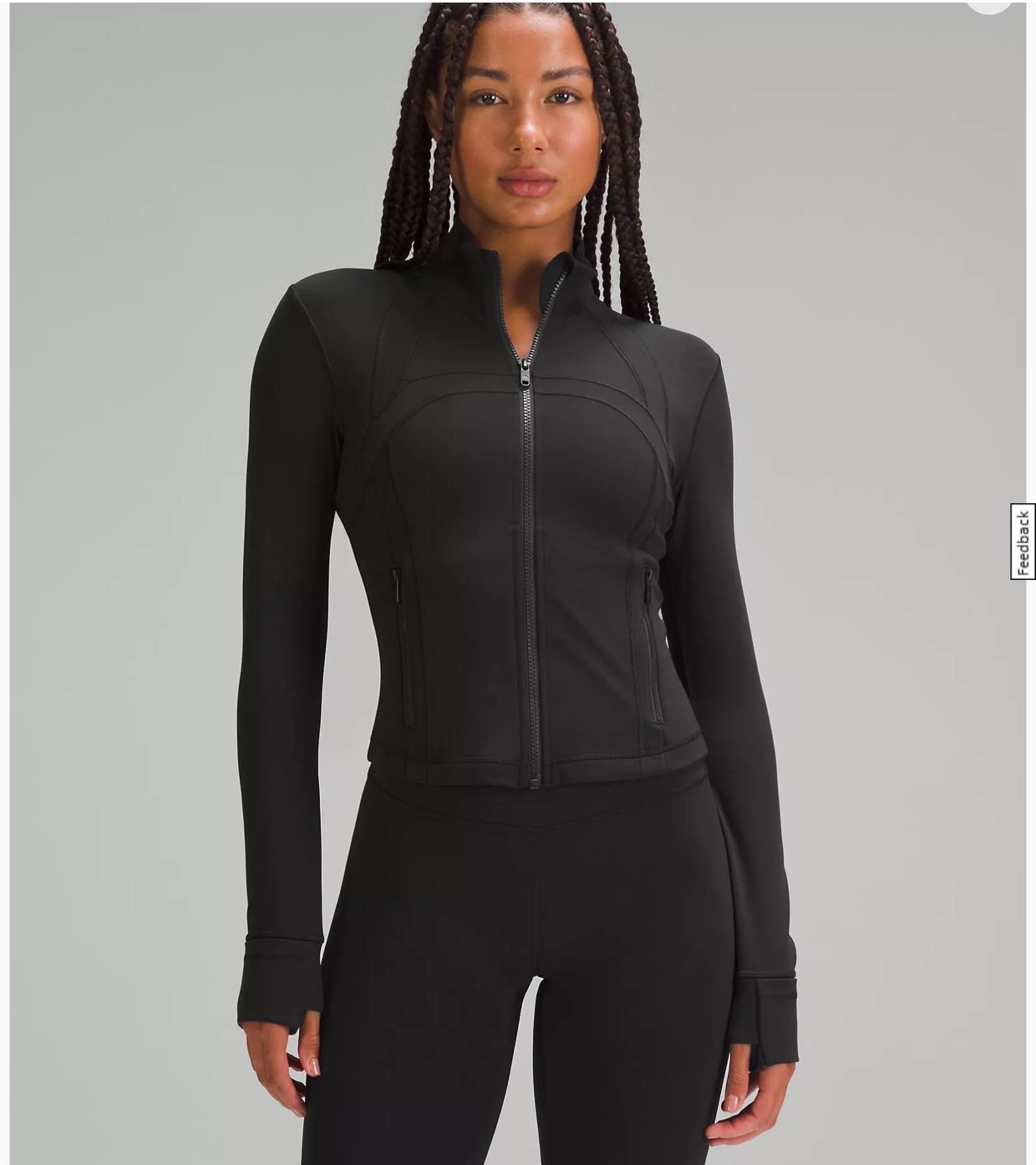 Define Cropped Jacket(color-black/ size 6)
