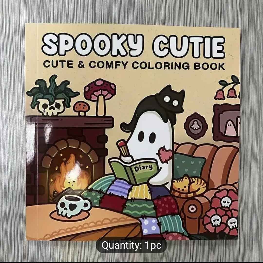 cute spooky coloring book