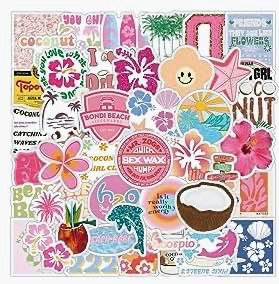 Bonitzdm 100PCS Coconut Girl Aesthetic Stickers,Cartoon Graffiti Sticker,Water Bottles Laptop Car Decal ，Perfect Gifts for Girls and Teenagers Cute Vsco Stickers(Coconut Girl)
