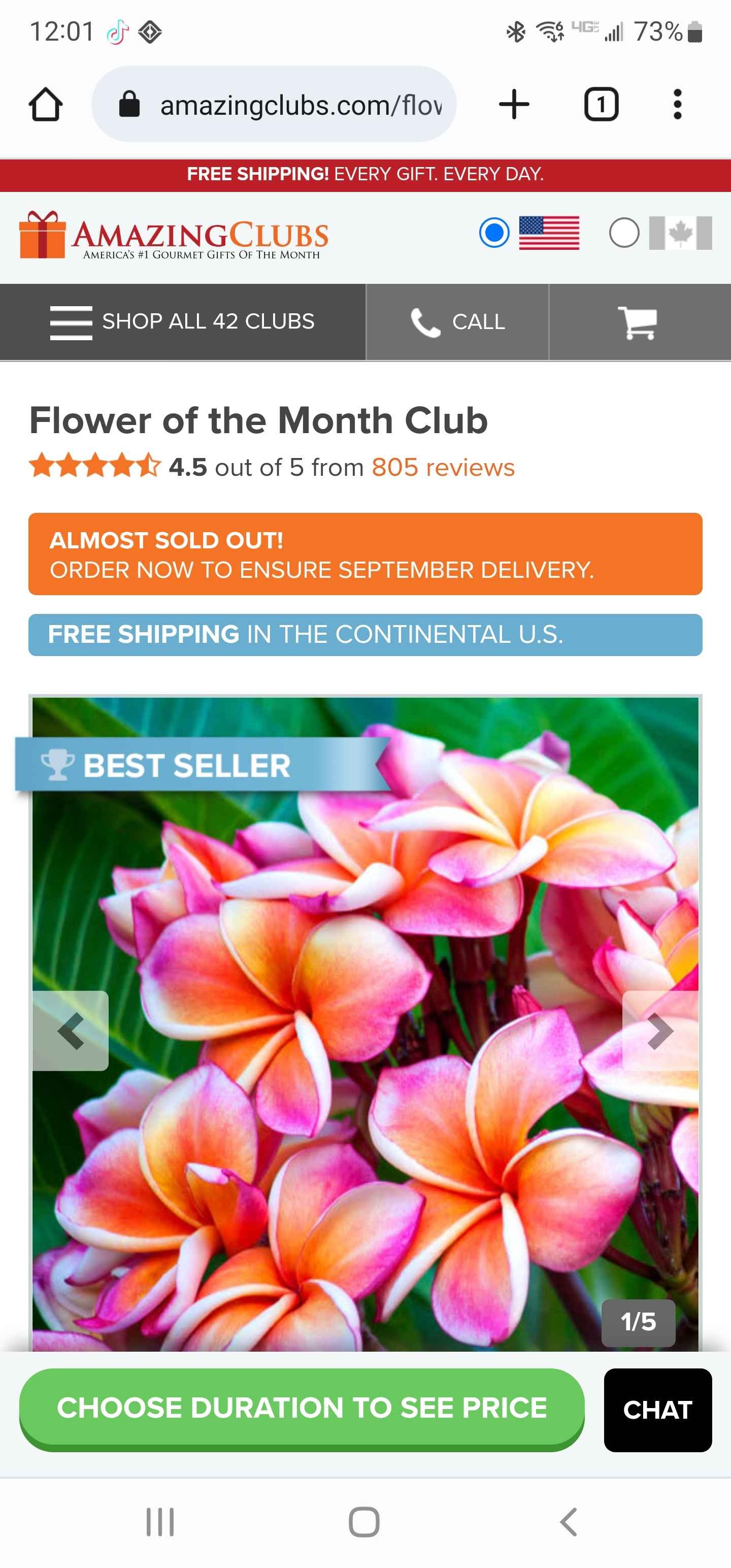 Flower of the Month Club