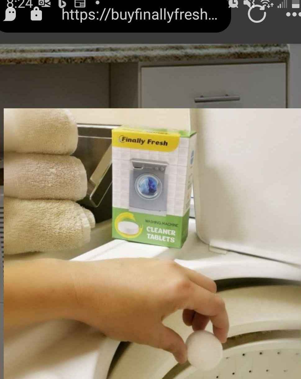 FinallyFresh Washing Machine Cleaner
