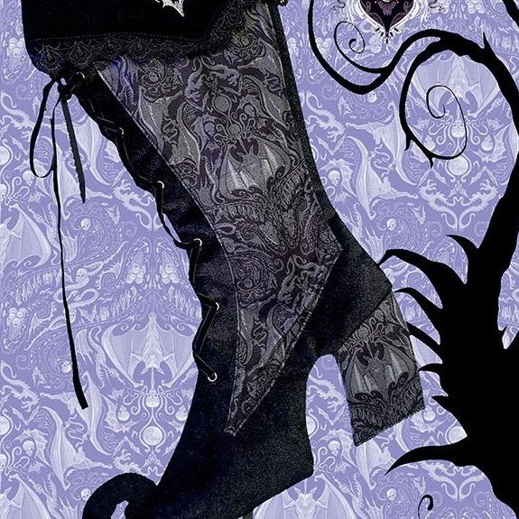 Voltaire Gothic Xmas Stocking [Multiple Colors Available]